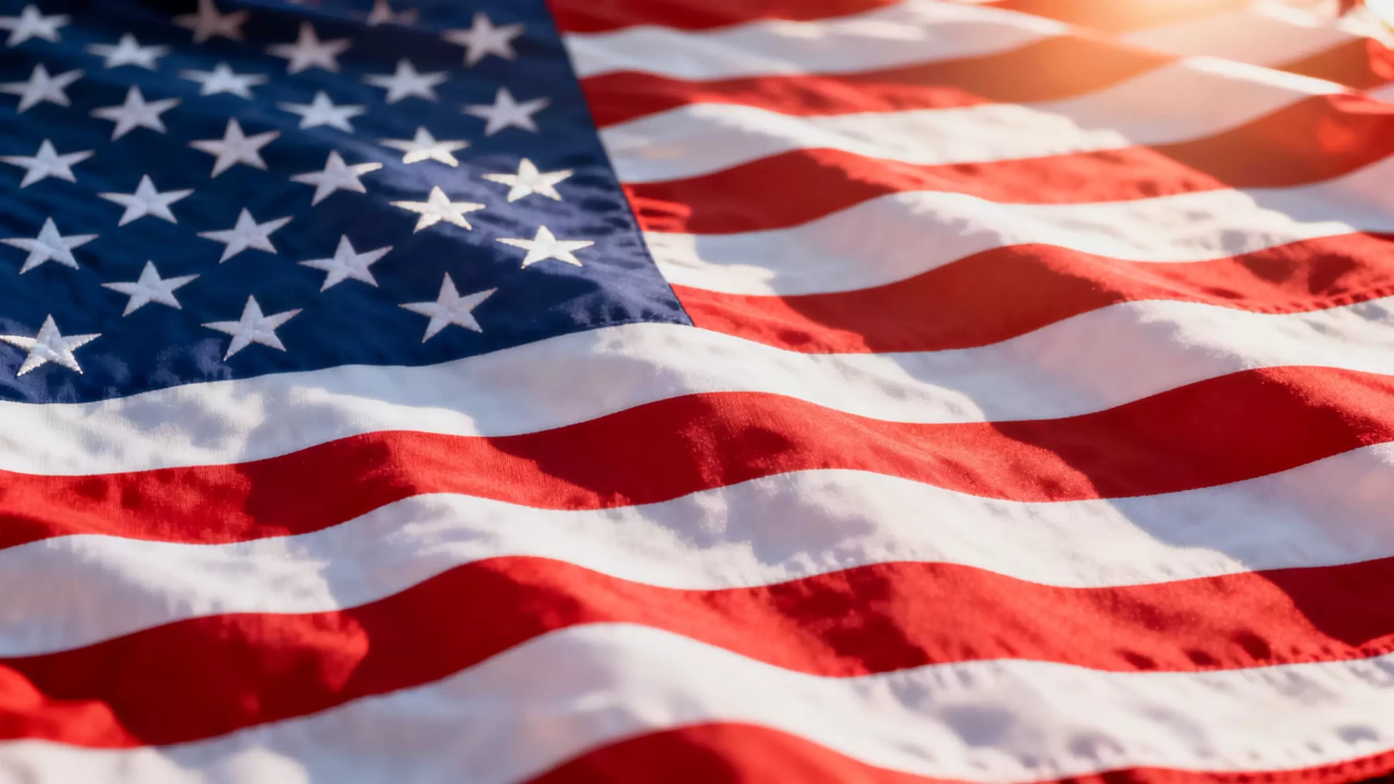 American flag for the La Mirada 250 Celebration on June 6