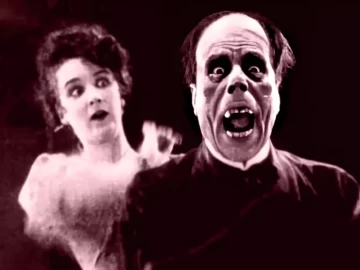 Lon Chaney as the Phantom in The Phantom of the Opera (1925), promoting the La Mirada Symphony's live silent film performance