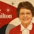 Mid-century modern illustration of Rose Hamilton, longtime La Mirada Symphony First Violin, Finance Director, Secretary, Treasurer, and Board member.