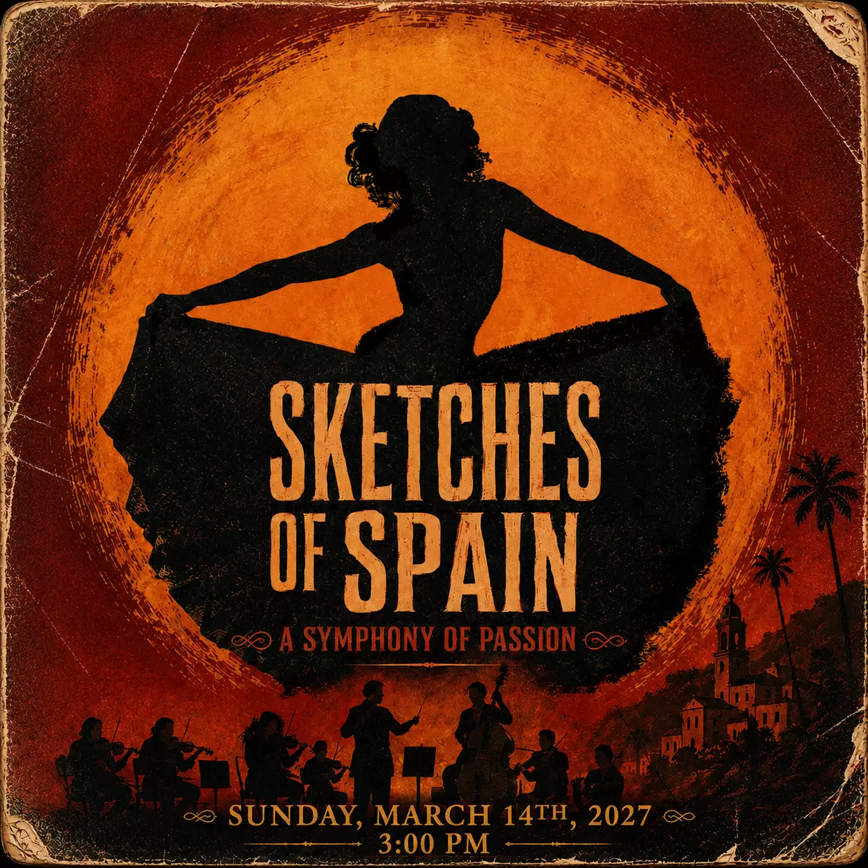 Sketches of Spain concert artwork