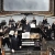 Silent Film Theater Orchestra in the 1920s 1920s movie theater orchestra performing live music during the silent film era