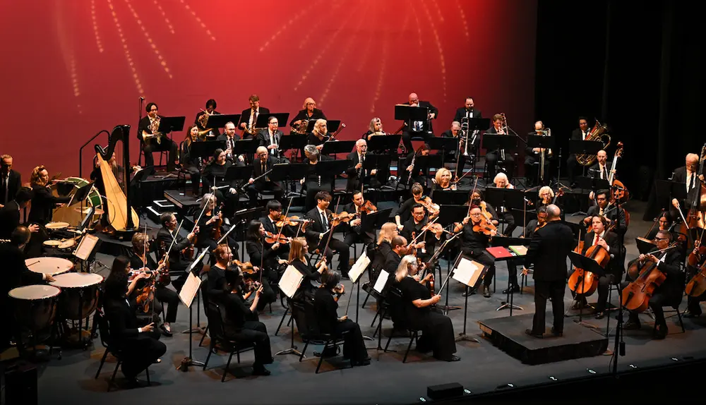 The La Mirada Symphony performing on stage.